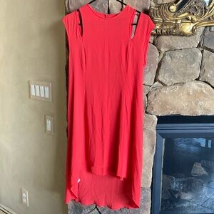 BCBG Maxzaria dress high low, 41 back
31 inches front, 38 inches pit to pit